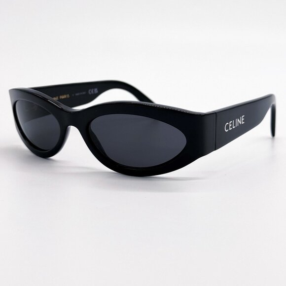 NEW CL40288I 01A CELINE BLACK WOMEN SUNGLASSES CELINE - Picture 3 of 11